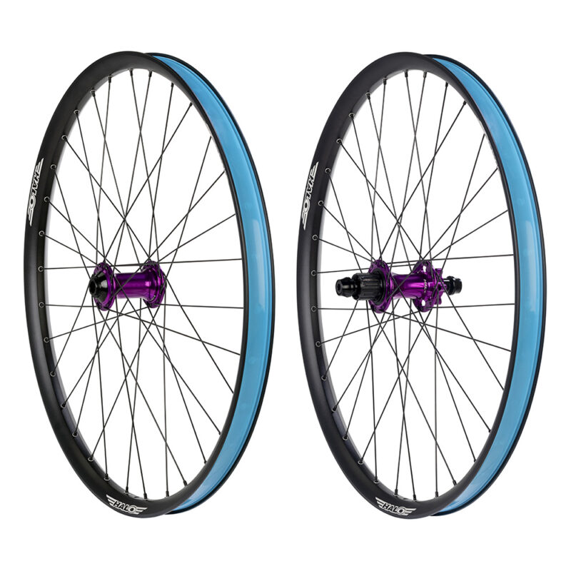 Skelta Dirt Jump 26″ Wheels - Purple Hubs | Halo Wheels